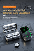 Auricular True Wireless YD05 TWS 5.3, ecrã Digital