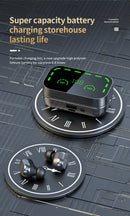 Auricular True Wireless YD05 TWS 5.3, ecrã Digital