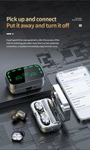 Auricular True Wireless YD05 TWS 5.3, ecrã Digital