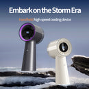 Ventilador Portátil USB com Display Digital, 100 Velocidades