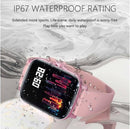 Smartwatch Elite H13 Rosa com Pulseira Metálica - Monitoramento Avançado de Saúde e Fitness