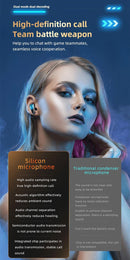 Auricular Gamer Wireless 5.1 X6 com Áudio Surround Imersivo, Conectividade Sem Fio e Conforto Ergonômico