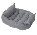 Cama Pet Confort Line Cinza Tamanho Medio - Conforto e Durabilidade para Cães e Gatos