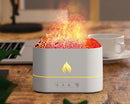 Umidificador de Ar Vulcão com Efeito Chama, Difusor de Óleos Essenciais 0,5 L