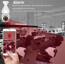 Câmera WiFi 360° com Visualização Remota em Tempo Real