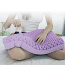 Travesseiro Cervical 3D em Formato de Favo de Mel para Conforto e Alívio da Dor no Pescoço