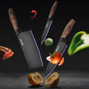 Conjunto de 6 facas de cozinha com descascador e tesoura
