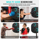 Máquina de boxe musical com luvas de boxe, tornozeleira de compressão 3.0