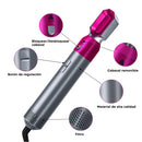 Escova secadora de cabelo 5 em 1, modelador de cachos e penteadeira