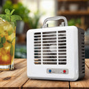 Mini ar condicionado portátil USB silencioso, ventilador de secretária com refrigeração por ar