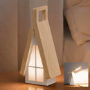 Lámpara de mesa plegable con forma de casa