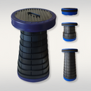 Taburete portátil plegable