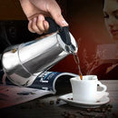 Cafetera Italiana De Acero Inoxidable  9 Tazas Inducción